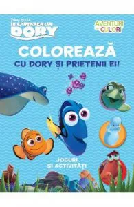 Disney In cautarea lui Dory de Coloreaza cu Dory si prietenii ei! Jocuri si activitati