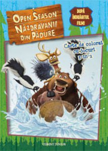 Open Season - Carte de colorat cu jocuri 3 in 1