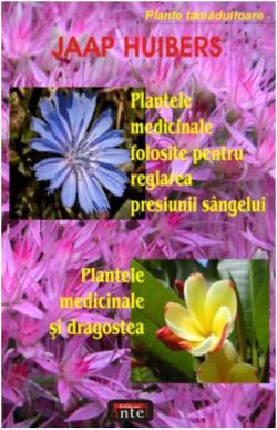 Plantele medicinale folosite pentru reglarea presiunii sângelui