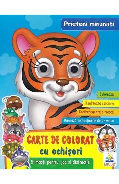 Carte de colorat cu ochisori. Prieteni minunati