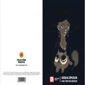 Felicitare - Craiasa zapezilor de Hans Christian Andersen