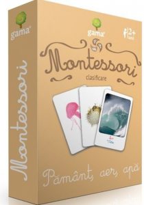 Montessori. Clasificare. Pamant, aer, apa