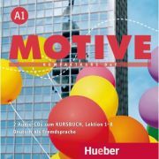 Motive A1 Audio-CDs zum Kursbuch Lektion 1–8 Kompaktkurs DaF
