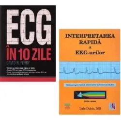 Pachet Interpretarea rapida a EKG-urilor si ECG-UL in 10 zile de Dale Dubin
