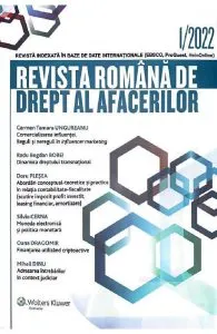 Revista romana de drept al afacerilor Nr.1/2022