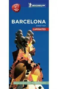 Barcelona de Michelin City Map 9205: Laminated City Plan