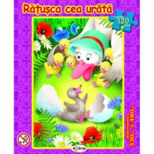 Puzzle - Ratusca cea urata (120 piese)