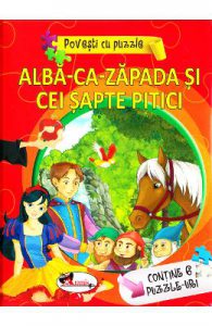 Alba ca Zapada si cei sapte pitici (Povesti cu puzzle)