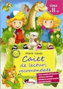 Caiet de lecturi recomandate, clasa a II-a de Maria Vantu