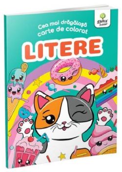 Cea mai drăgălașă carte de colorat. Litere