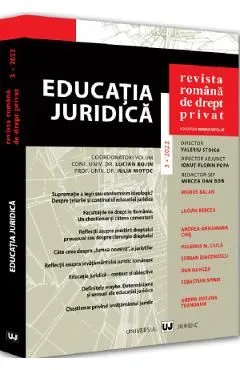 Revista romana de drept privat Nr.3 din 2022 de Autor Anonim