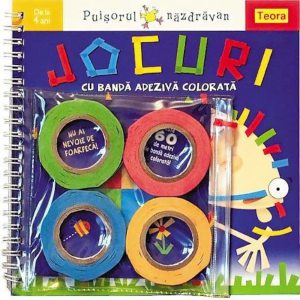 Seria Puisorul nazdravan - Jocuri cu banda adeziva colorata