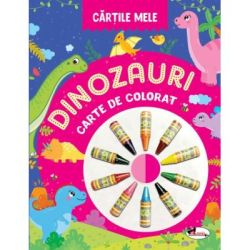 Cartile mele de colorat. Dinozauri
