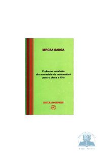 Matematica cls 11 probleme rezolvate din manualele de matematica
