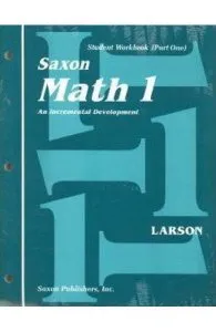 Student Workbook Set. 1st Edition. Saxon Math 1 English de Larson