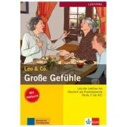 Große Gefühle, Buch mit Audio-CD. Leichte Lektüren für Deutsch als Fremdsprache de Elke Burger