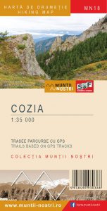 Harta de drumetie - Muntii Cozia
