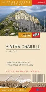 Harta de drumetie- Muntii Piatra Craiului