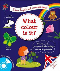 What colour is it? I learn Englishwith Peter and Emily! Potrivita pentru invatarea limbii engleze inca de la gradinita! Conceputa de profesori! CD-ul contine si un cantecel