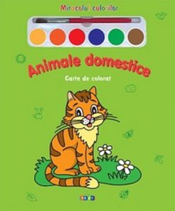 Animale domestice - Carte de colorat