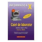 Caiet de laborator pentru clasa a 10-a. Profil real-INFORMATICA