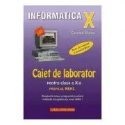 Caiet de laborator pentru clasa a 10-a. Profil real-INFORMATICA de Carmen Minca