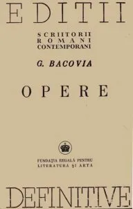 Opere - Editii definitive de George Bacovia
