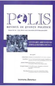 Polis Vol.7 Nr.1 (23).Serie noua. Decembrie 2018 de Februarie 2019. Revista de stiinte politice