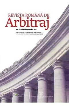 Revista romana de arbitraj. Nr.3 Iulie-Septembrie 2023