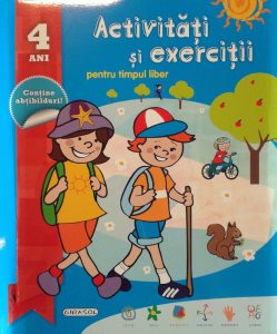 Activitati si exercitii pentru timpul liber (4 ani)
