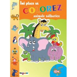 Imi place sa colorez. Animale salbatice
