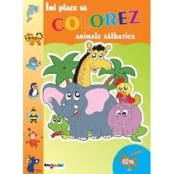 Imi place sa colorez. Animale salbatice de Alina Pertea