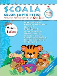 Pachet: Scoala celor sapte pitici, 0-3 ani (9 carti+1 gratis)