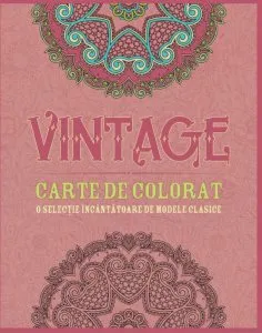 Vintage. Carte de colorat