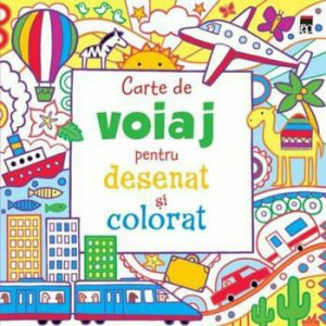 Carte de voiaj pentru desenat si colorat