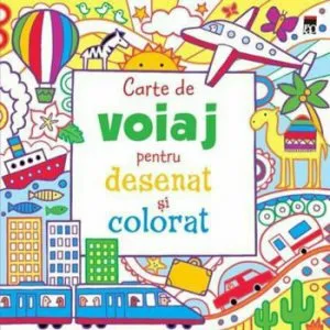 Carte de voiaj pentru desenat si colorat