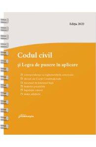 Codul civil si legea de punere in aplicare Act. 7 martie 2022