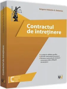 Contractul de intretinere de Grigore-Valentin G. Beleniuc