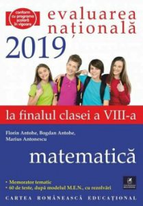 Evaluarea Nationala. Clasa a VIII-a. Matematica. 2019
