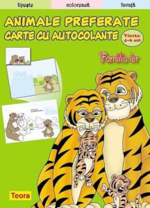 Lipeste-Coloreaza-Invata - Animale preferate - familia lor