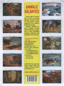 SET- Planse didactice cu animale salbatice