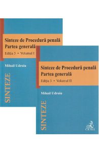 Sinteze de Procedura Penala. Partea generala Vol.1Vol.2 Ed.3