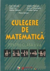 Culegere de matematica, clasa a V-a