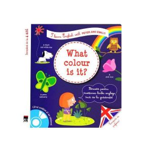 I learn English with Peter and Emily! What color is it!
