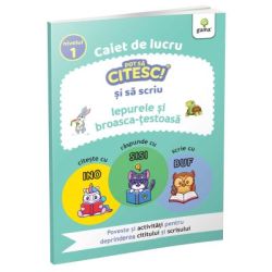 Iepurele si broasca-testoasa. Pot sa citesc si sa scriu. Nivelul 1