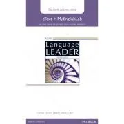 New Language Leader Advanced eText Coursebook with MyEnglishLab Pack de David Cotton