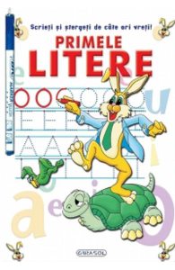 Primele litere. Scrieti si stergeti de cate ori vreti!