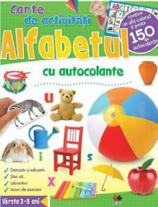 Alfabetul. Carte de activitati cu autocolante