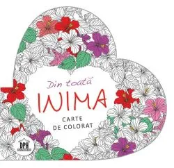 Carte de colorat. Din toata inima