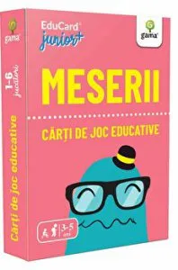 Carti de joc educative. Meserii. 1-6 jucatori